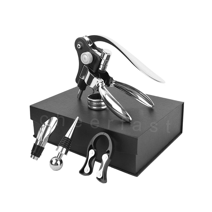 Rabbit Wine Opener Corkscrew Gift Set（Package 8）Wine OpenerCheerfast